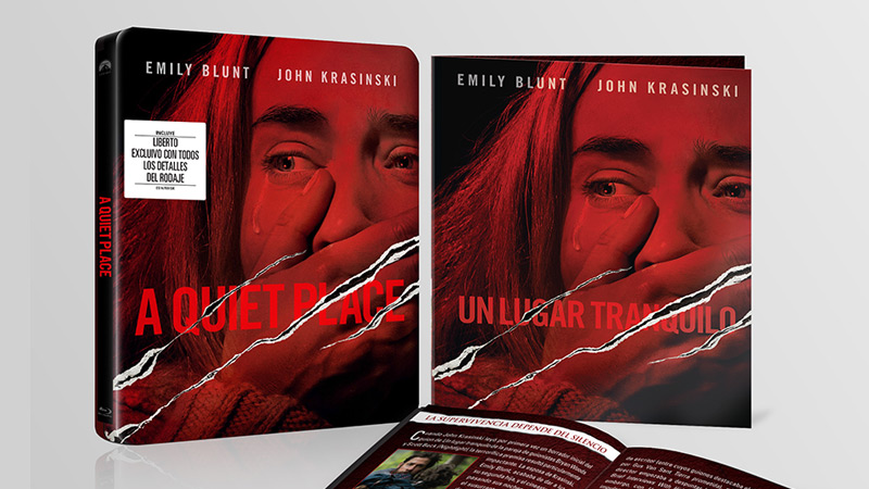 Vídeo y nuevos detalles del Steelbook de Un Lugar Tranquilo en Blu-ray
