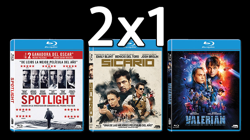 Oferta 2x1 en Blu-ray de eOne y La Aventura de fnac.es
