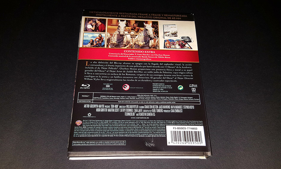 Fotografías del Digibook de Ben-Hur en Blu-ray 4