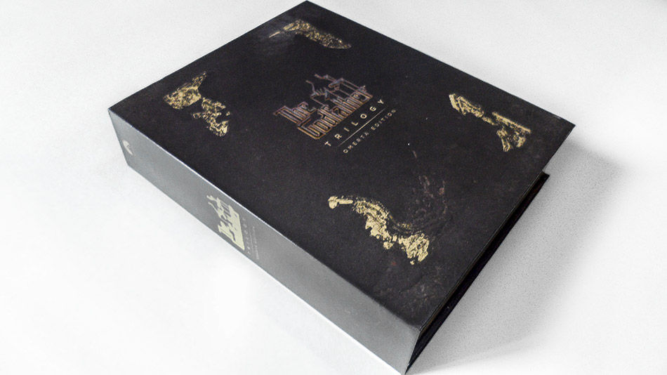 Fotografías de la Omerta Edition con la Trilogía El Padrino en Blu-ray (Italia) 1