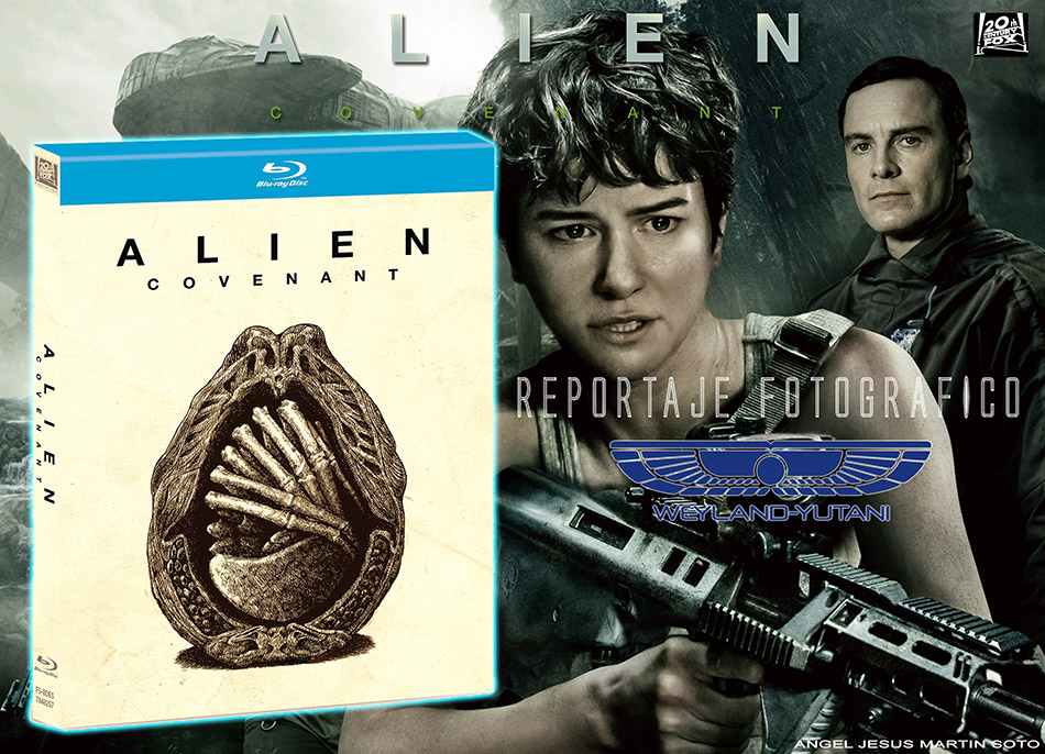 Fotografías del Digibook de Alien: Covenant en Blu-ray 1