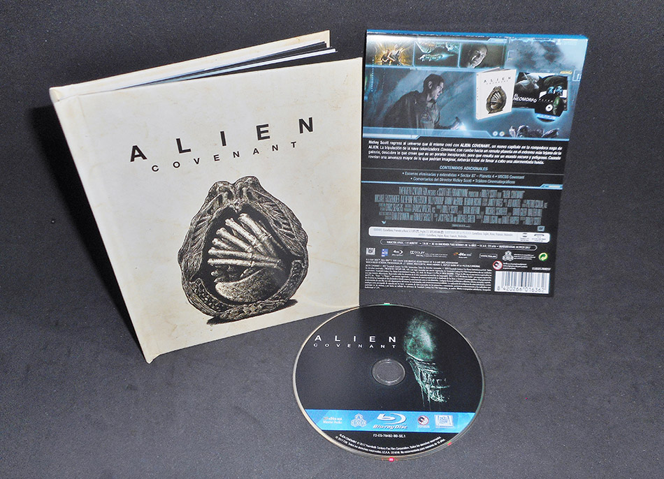 Fotografías del Digibook de Alien: Covenant en Blu-ray 17
