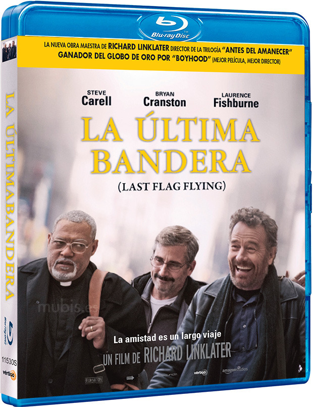 La Última Bandera en Blu-ray, dirigida por Richard Linklater