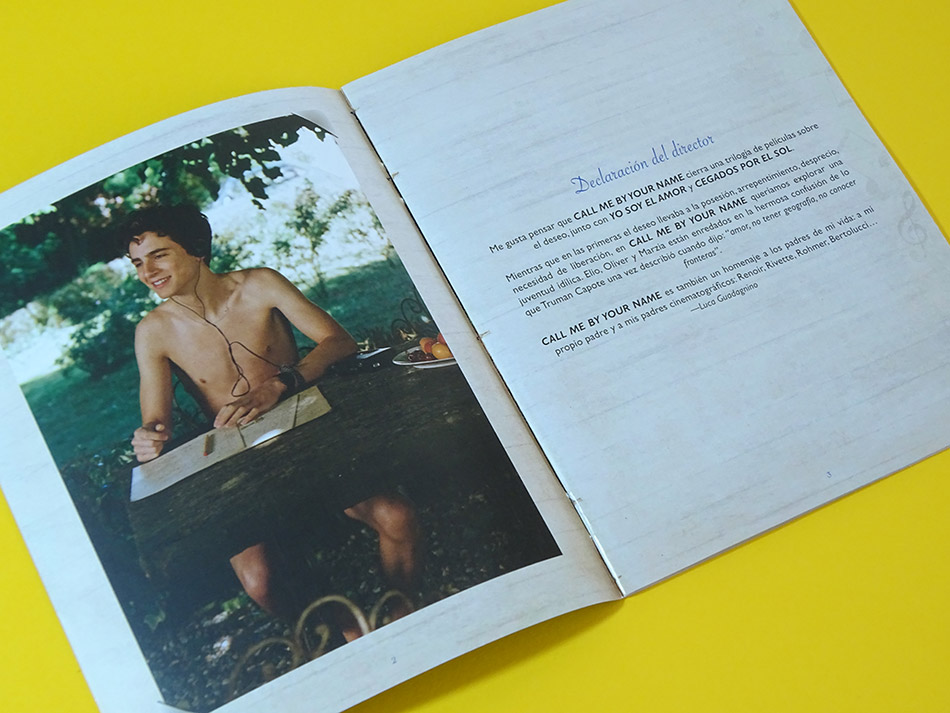 Fotografías de la edición exclusiva de Call Me by Your Name en Blu-ray 11