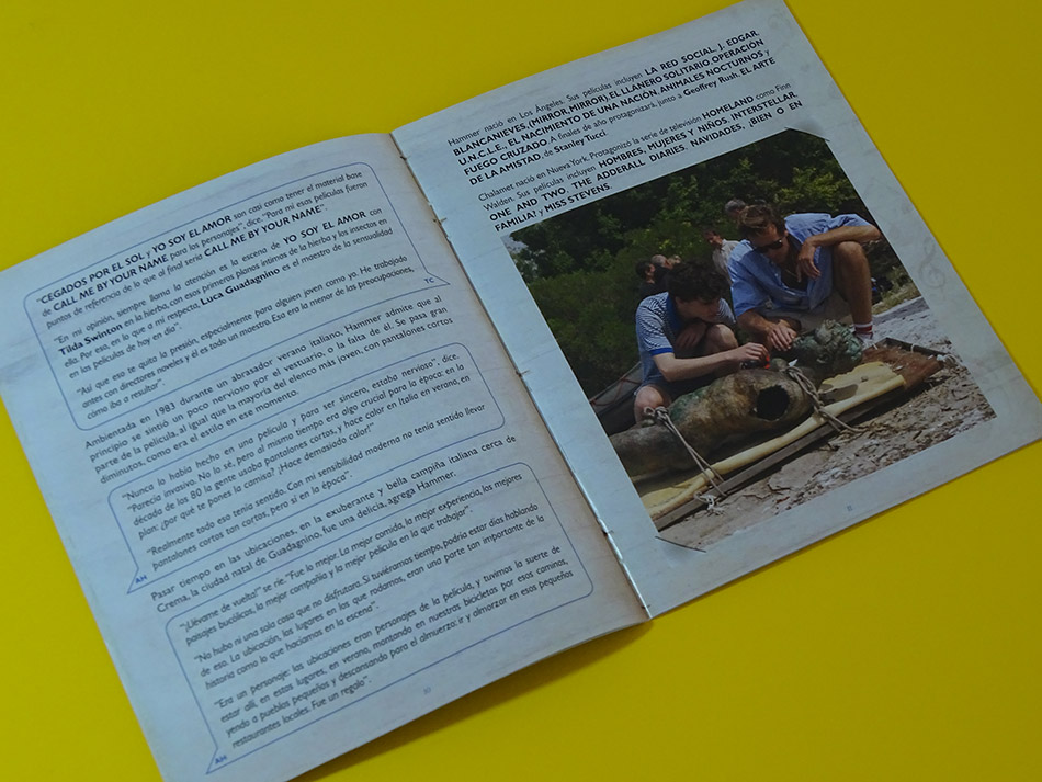 Fotografías de la edición exclusiva de Call Me by Your Name en Blu-ray 13