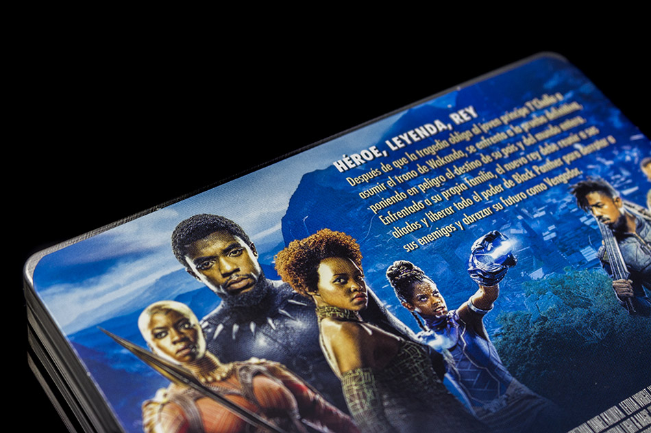Fotografías del Steelbook de Black Panther en Blu-ray 3D y 2D 8