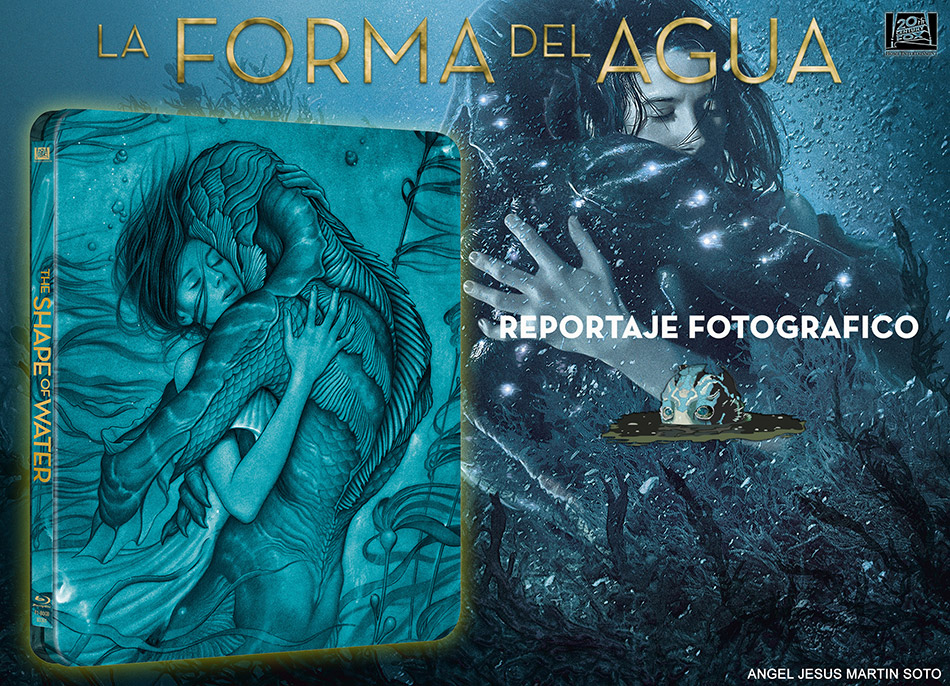 Fotografías del Steelbook de La Forma del Agua en Blu-ray 1