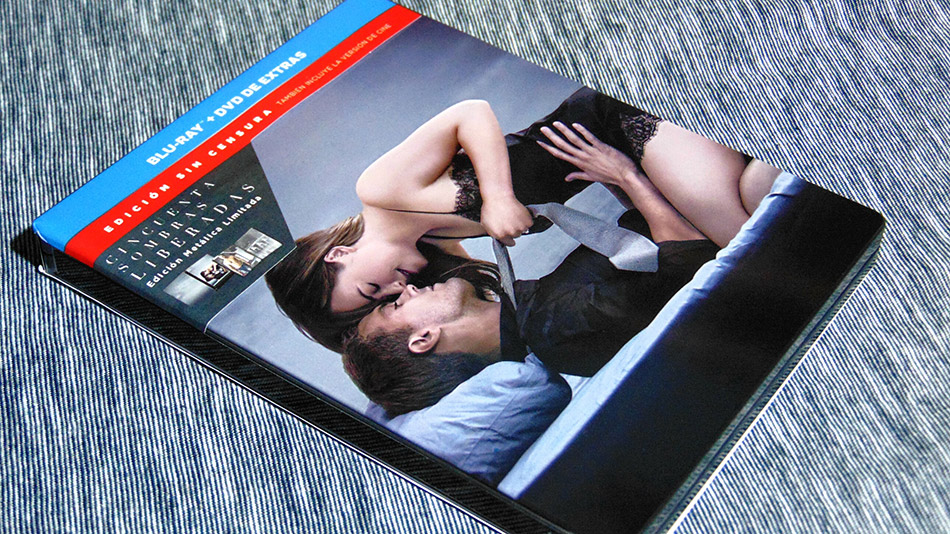 Fotografías del Steelbook de Cincuenta Sombras más Oscuras en Blu-ray 1