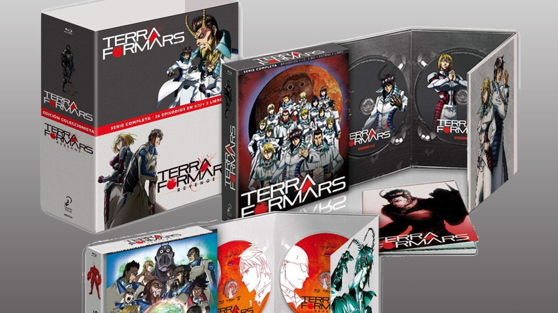 Pack con la serie Terra Formars completa en Blu-ray