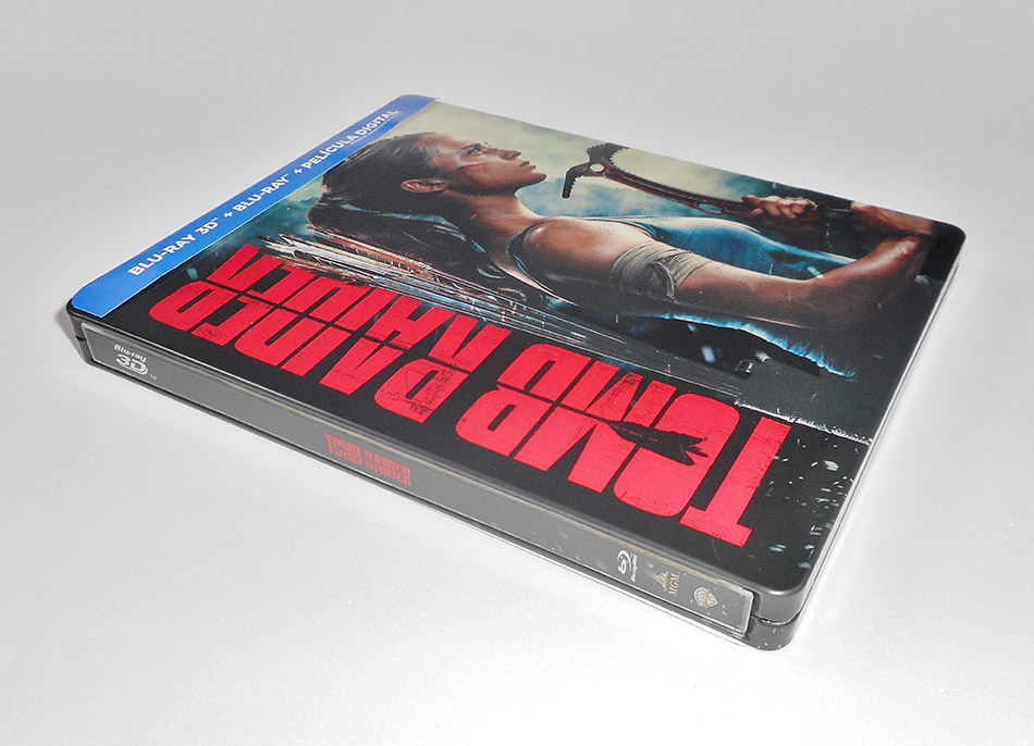 Fotografías del Steelbook de Tomb Raider en Blu-ray 3D y 2D 3
