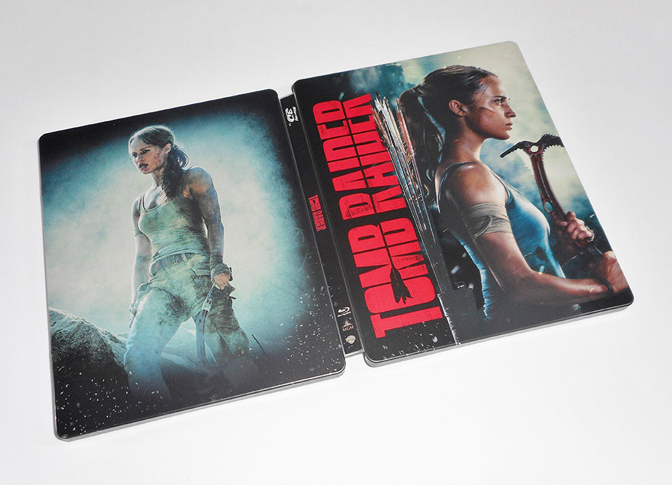 Fotografías del Steelbook de Tomb Raider en Blu-ray 3D y 2D 9