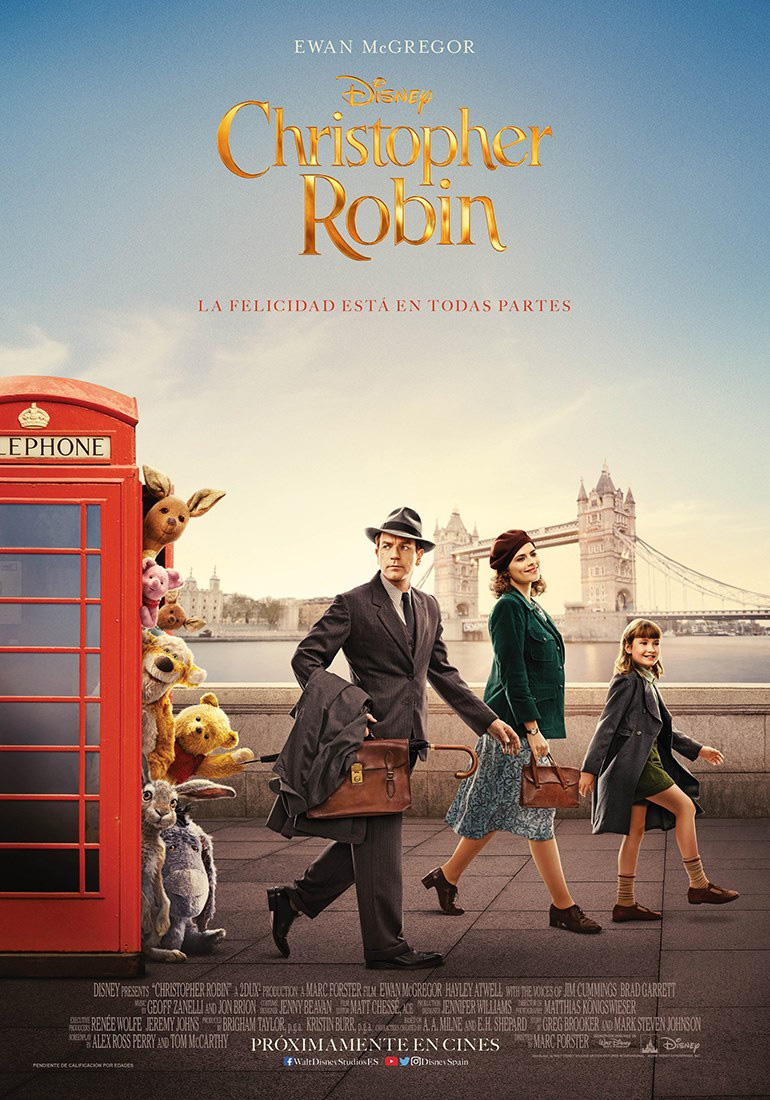 Segundo tráiler de Christopher Robin, la película de acción real de Disney