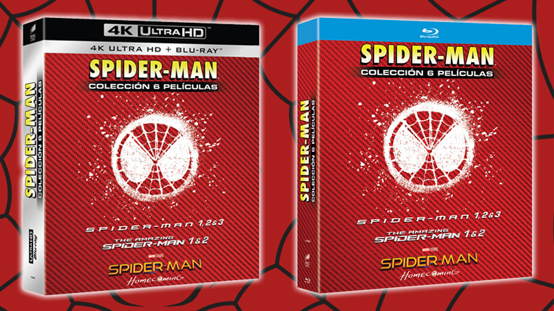 Packs con las 6 películas de Spider-Man en UHD 4K y Blu-ray