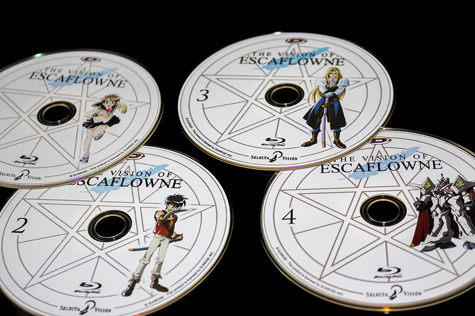 Fotografías de la edición coleccionista de La Visión de Escaflowne en Blu-ray 25