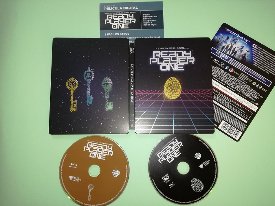 Fotografías del Steelbook de Ready Player One en Blu-ray 3D y 2D 20