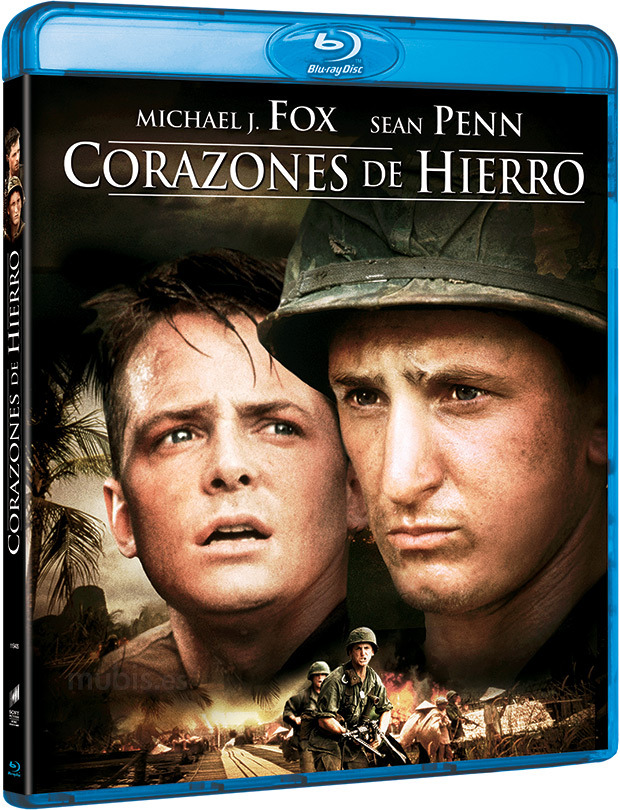 Diseño de la carátula de Corazones de Hierro en Blu-ray 1