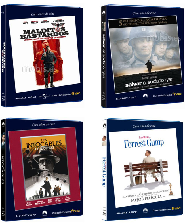 Colección 100 Años de cine de Paramount Universal en Blu-ray Combo