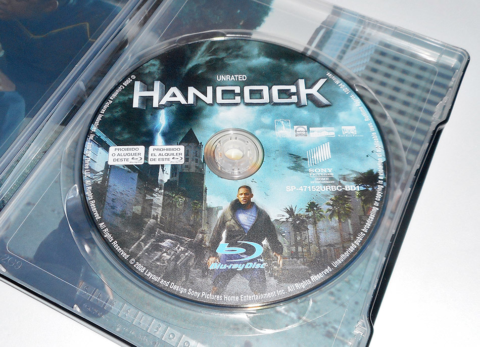 Fotografías del Steelbook de Hancock en Blu-ray 11