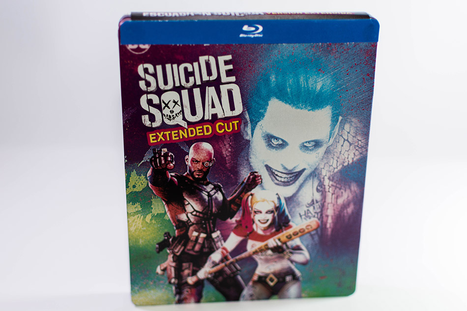 Fotografías del Steelbook de Escuadrón Suicida en Blu-ray 1