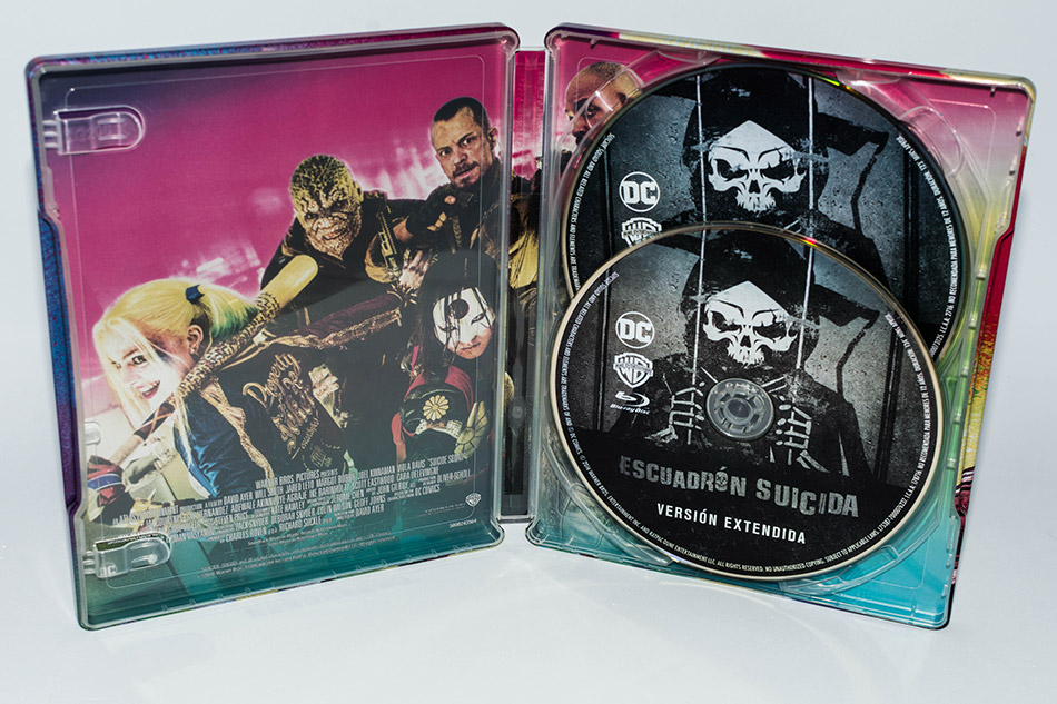 Fotografías del Steelbook de Escuadrón Suicida en Blu-ray 10