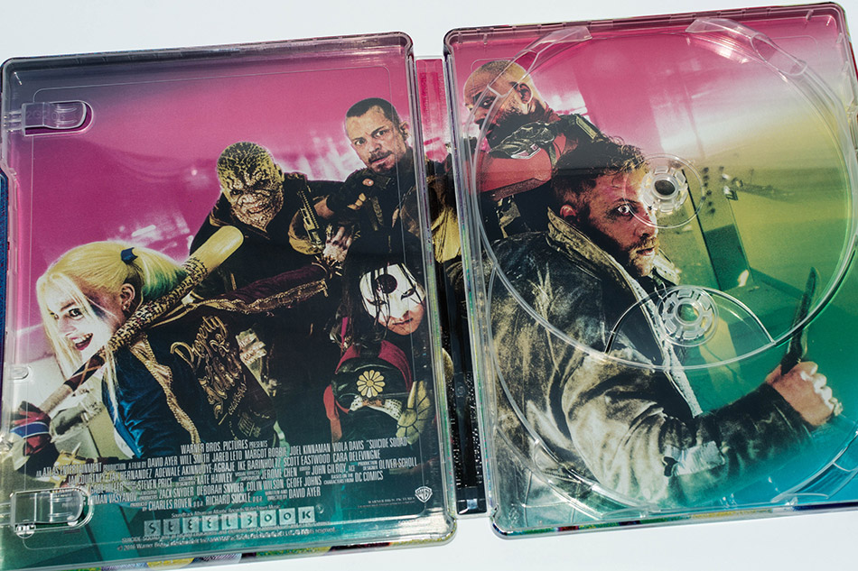 Fotografías del Steelbook de Escuadrón Suicida en Blu-ray 11