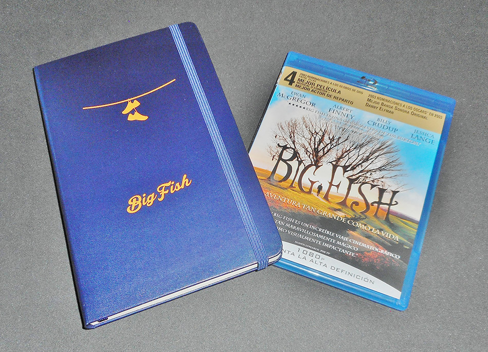 Fotografías de la edición con libreta Moleskine de Big Fish en Blu-ray 7