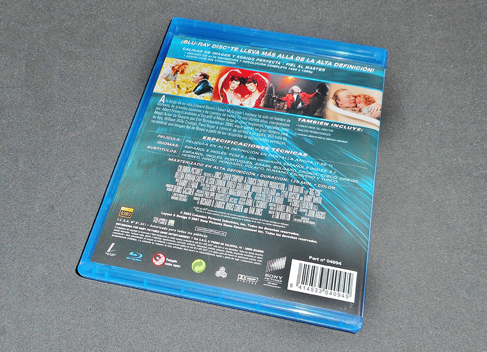 Fotografías de la edición con libreta Moleskine de Big Fish en Blu-ray 15