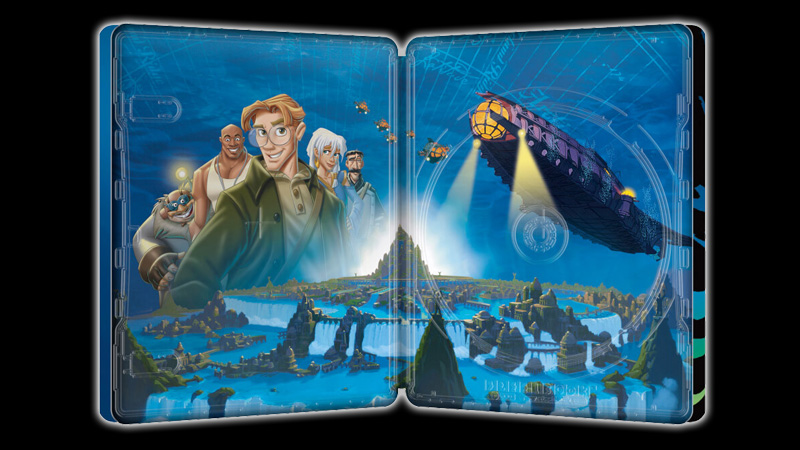 Steelbook de Atlantis: El Imperio Perdido en Blu-ray exclusivo de Zavvi
