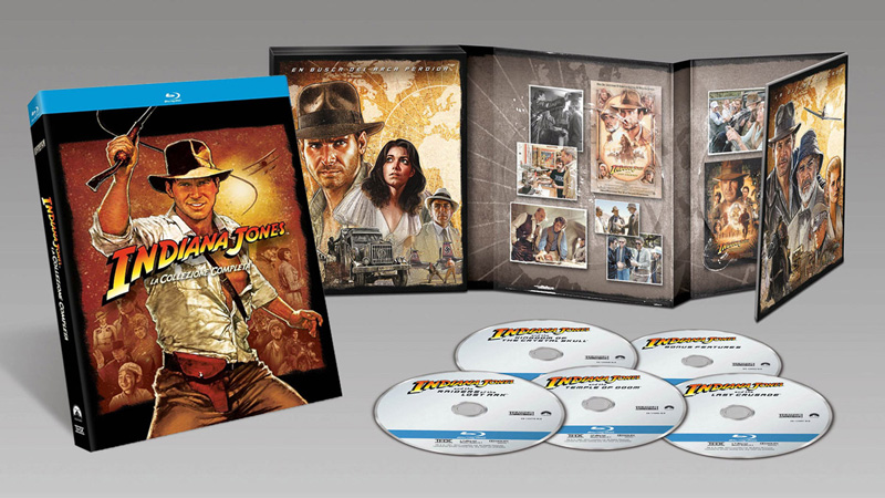 Oferta: Digipak con la colección Indiana Jones en Blu-ray