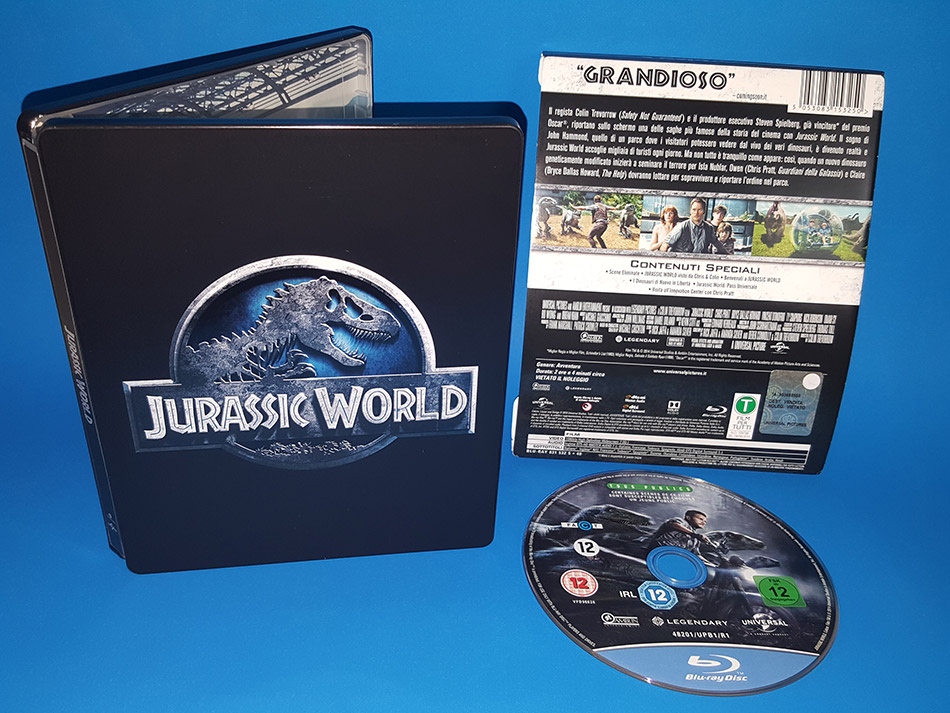 Fotografías del Steelbook de Jurassic World en Blu-ray (Italia) 25
