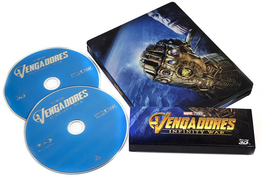 Fotografías del Steelbook de Vengadores: Infinity War en Blu-ray 3D y 2D 16