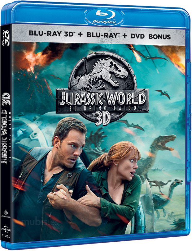Jurassic World: El Reino Caído Blu-ray 3D 2