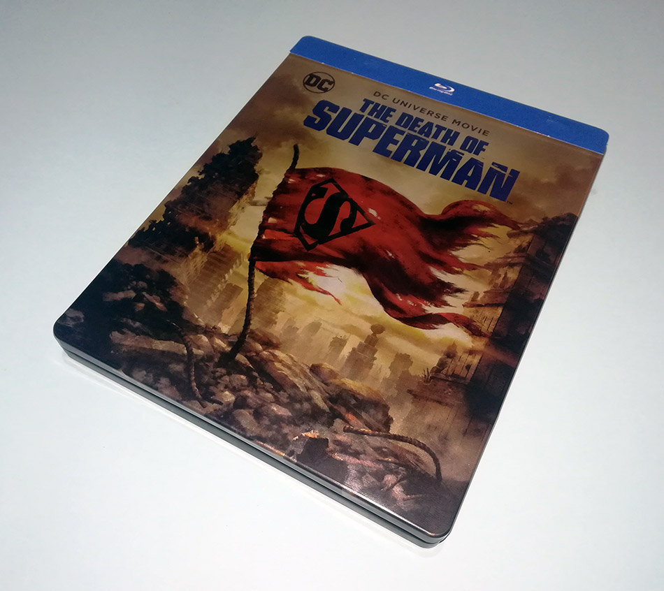 Fotografías del Steelbook de La Muerte de Superman en Blu-ray (Francia) 1