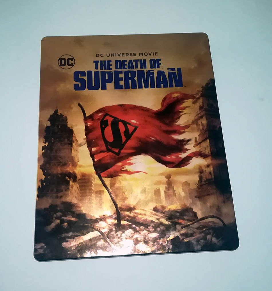 Fotografías del Steelbook de La Muerte de Superman en Blu-ray (Francia) 4