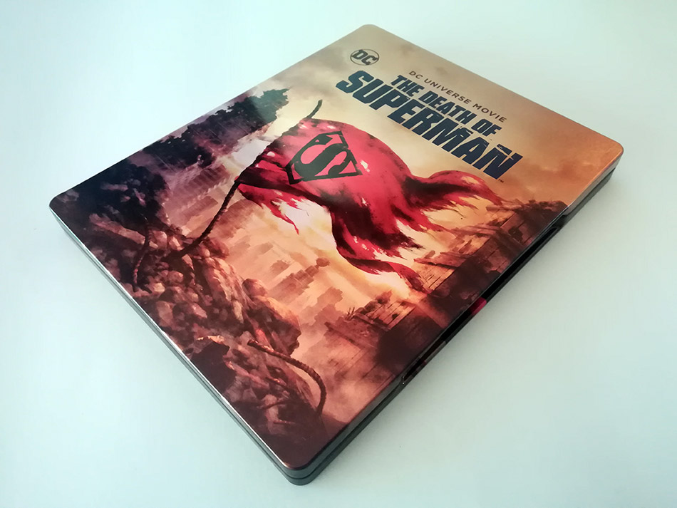 Fotografías del Steelbook de La Muerte de Superman en Blu-ray (Francia) 5