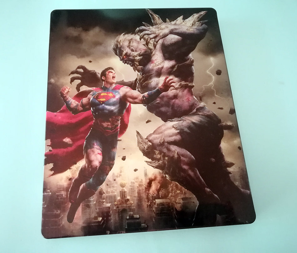 Fotografías del Steelbook de La Muerte de Superman en Blu-ray (Francia) 7