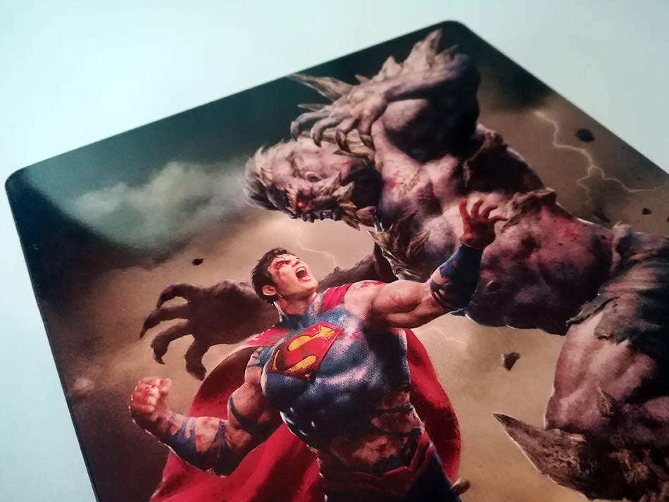 Fotografías del Steelbook de La Muerte de Superman en Blu-ray (Francia) 9