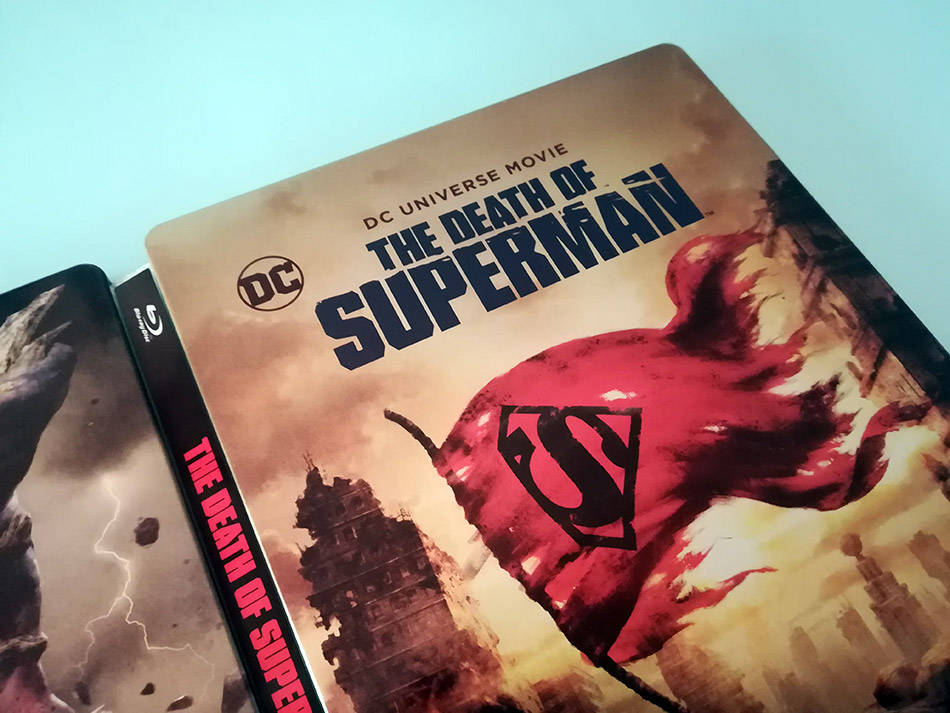 Fotografías del Steelbook de La Muerte de Superman en Blu-ray (Francia) 11