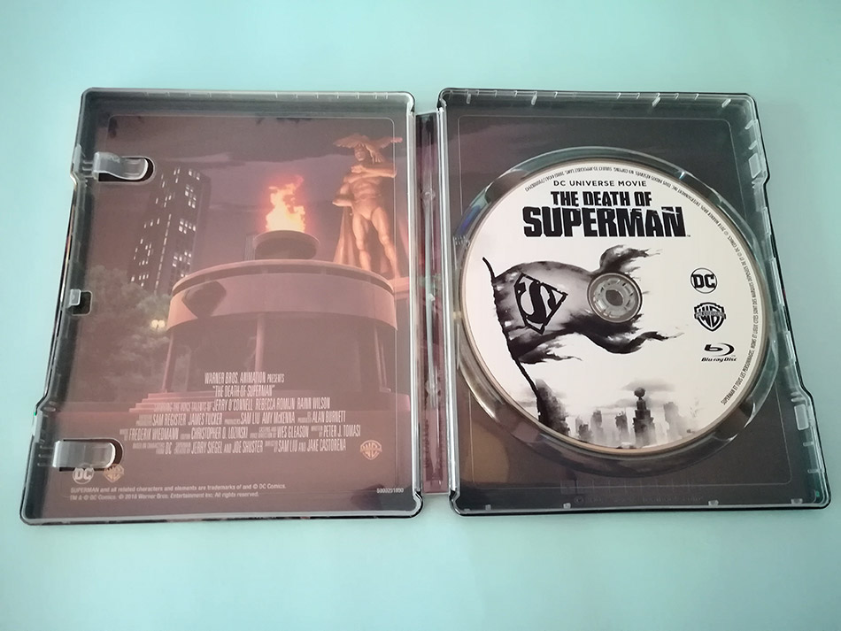 Fotografías del Steelbook de La Muerte de Superman en Blu-ray (Francia) 12