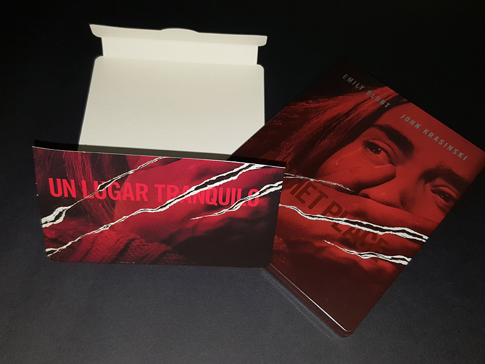 Fotografías del Steelbook con libreto de Un Lugar Tranquilo en Blu-ray 10