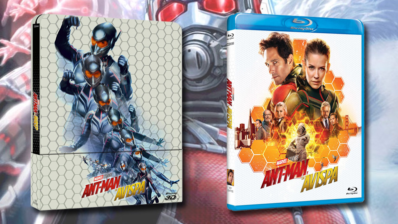 Anuncio oficial de Ant-Man y la Avispa en Blu-ray y Steelbook 3D