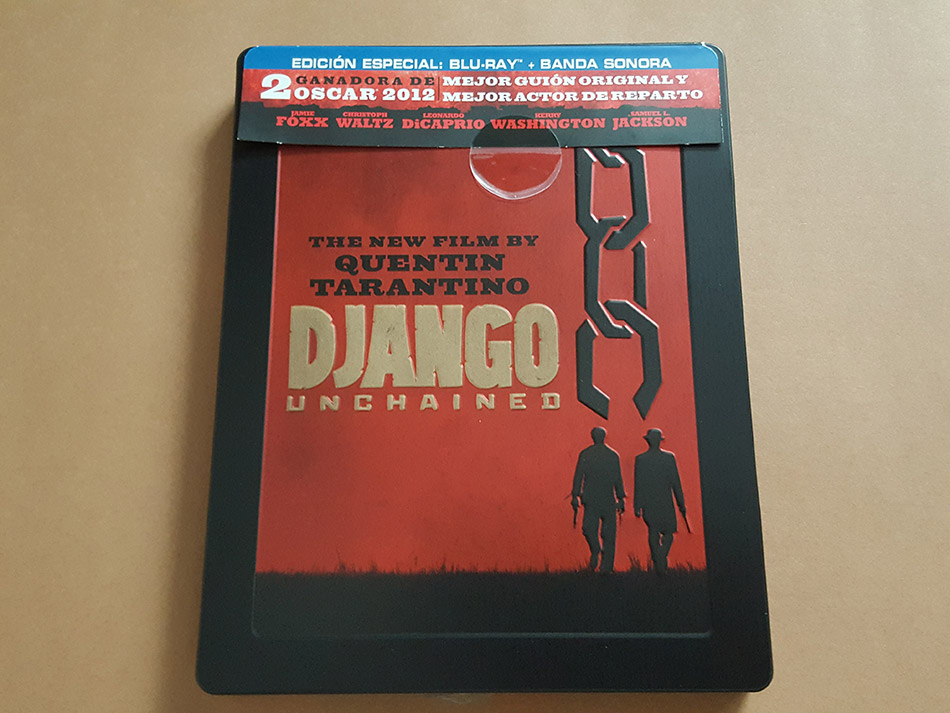 Fotografías del Steelbook de Django Desencadenado en Blu-ray con BSO 4
