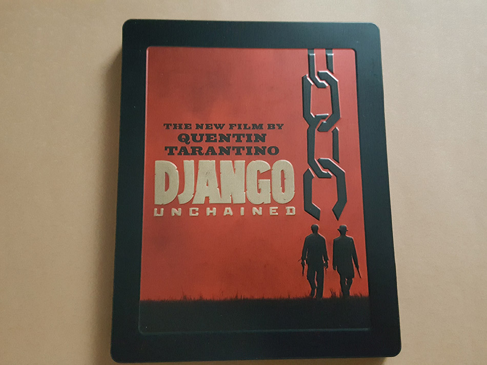 Fotografías del Steelbook de Django Desencadenado en Blu-ray con BSO 11