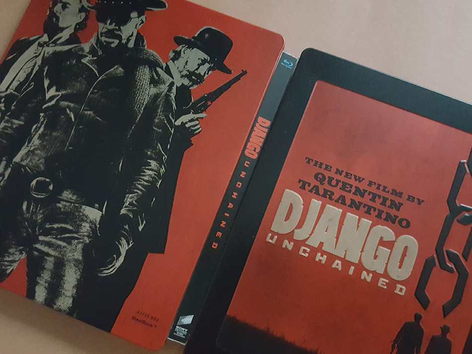 Fotografías del Steelbook de Django Desencadenado en Blu-ray con BSO 20