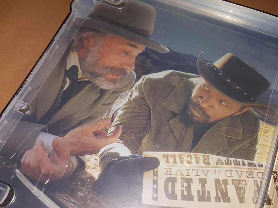 Fotografías del Steelbook de Django Desencadenado en Blu-ray con BSO 25