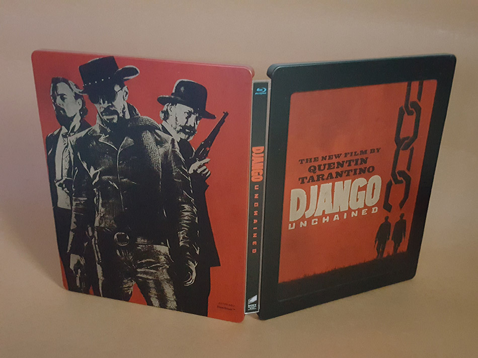 Fotografías del Steelbook de Django Desencadenado en Blu-ray con BSO 26