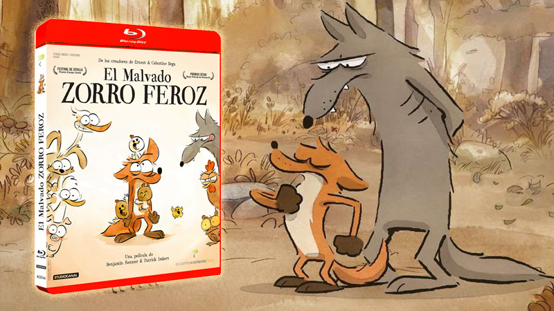 El Malvado Zorro Feroz en Blu-ray; carátula y contenidos