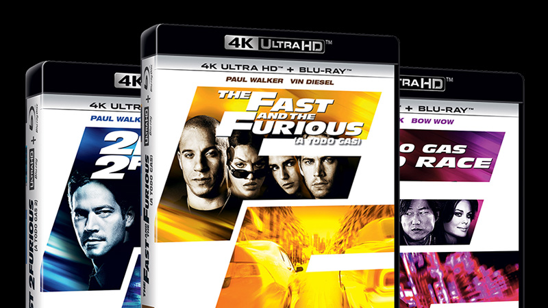 Las tres primeras películas de Fast & Furious (A Todo Gas) en 4K