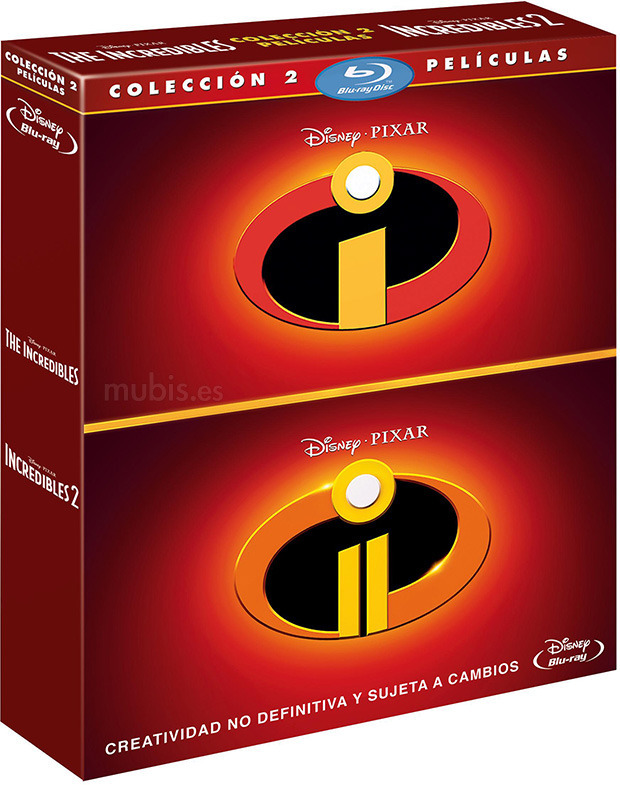 Los Increibles Disney Pixar Pelicula 4k Uhd + Blu Ray