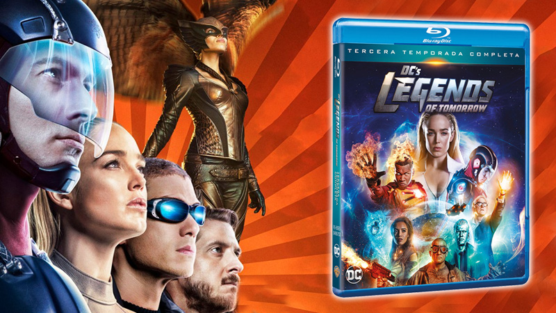Tercera temporada de DC Legends of Tomorrow en Blu-ray